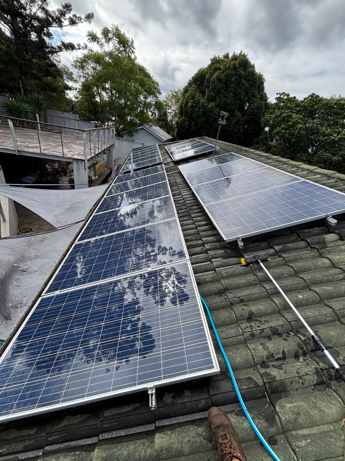 Solar Panel Cleaning — after
